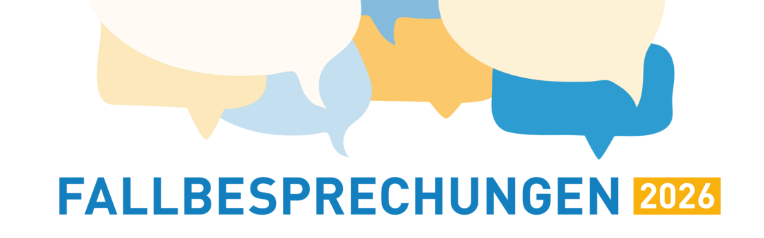 Logo der Fallbesprechungen mit Sprechblasen