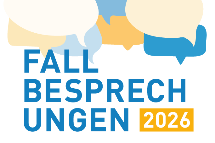 Logo der Fallbesprechungen mit Sprechblasen