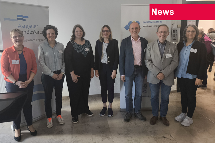 Die Referentinnen und Referenten: Martina Holder, Esther Liem, Barbara Loupatatzis, Cornelia Okle, Stefan Hertrampf, Stefan Mayer (Moderation) und Kerstin Bonk (v.l.)